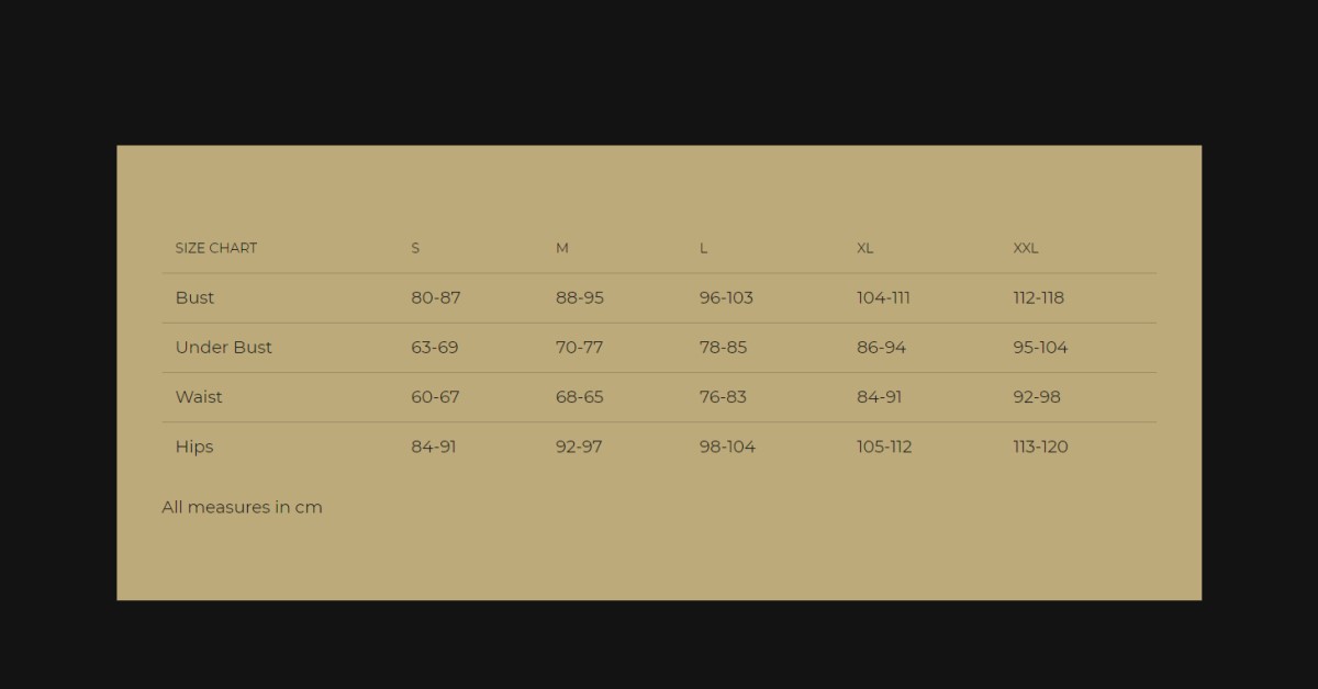 size-chart-guilty-pleasure-size-table-for-fetish-wear